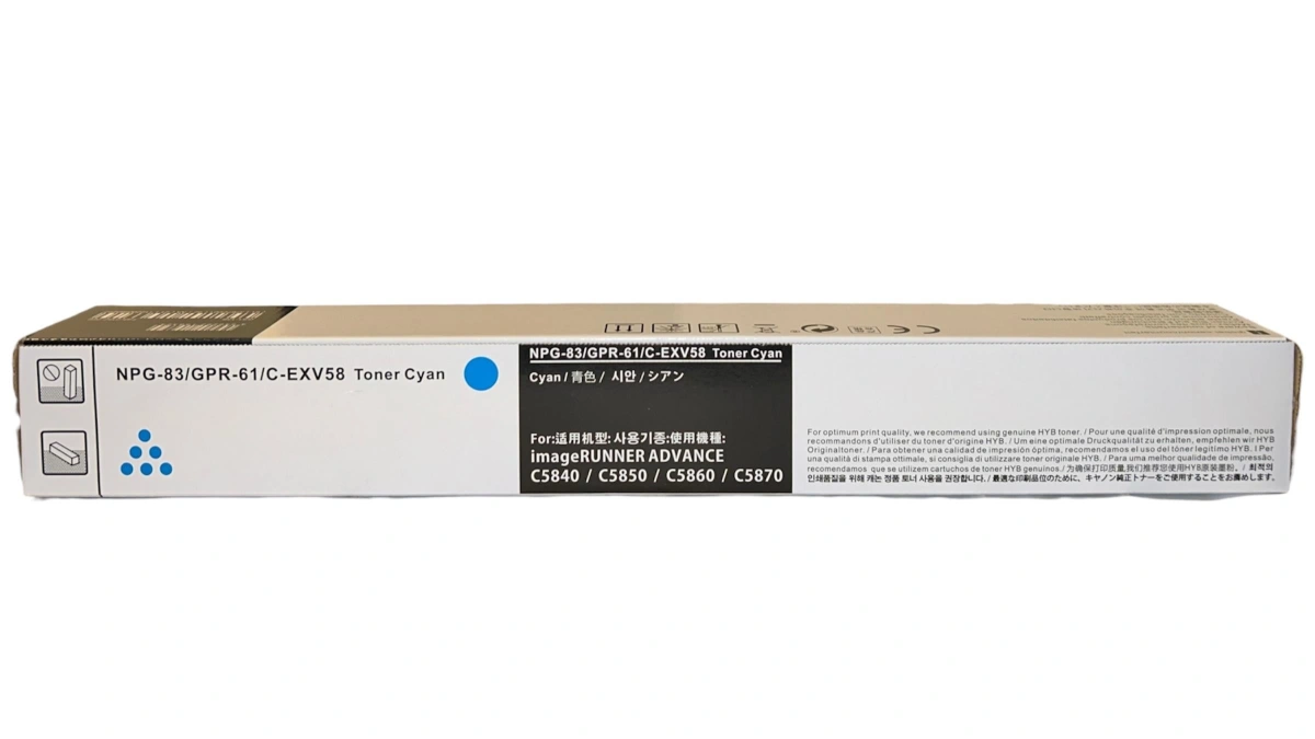 Canon EXV-58 Smart Mavi Toner ADVANCE DX C5840i C5850i C5860i C5870i 60k.