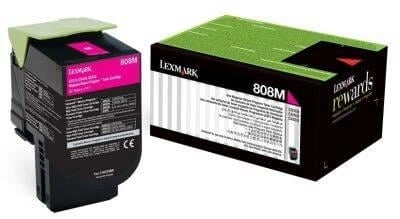 Lexmark CX310 CX410 CX510 Orijinal Kırmızı Toner 80C1SM0