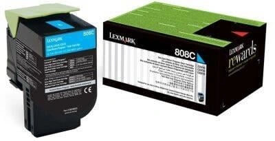 Lexmark CX310 CX410 CX510 Orijinal Mavi Toner 80C00CG