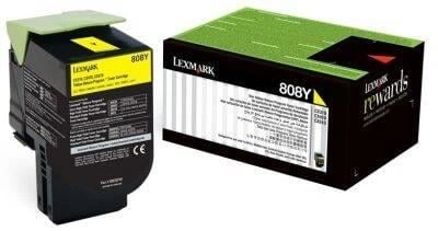 Lexmark CX310 CX410 CX510 Orijinal Sarı Toner 80C00YG