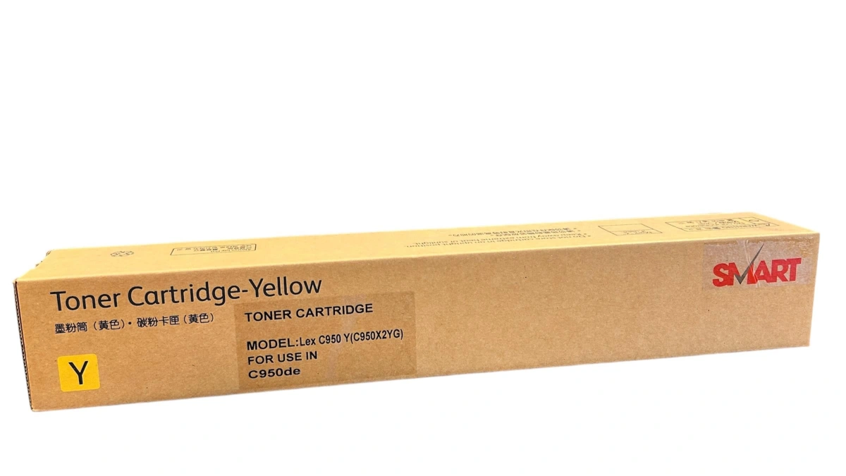 Lexmark C950  C950X2YG Smart Sarı Toner