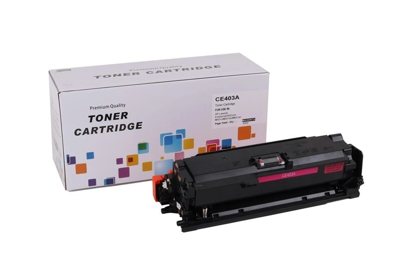 HP CE253A 504A - CE403A 507A Kırmızı  Muadil Toner CP3525 CM3530 Pro500 M551