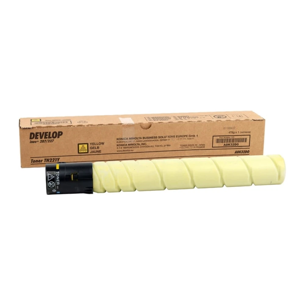 Develop TN-221 Orjinal Sarı Toner İneo +227 +287