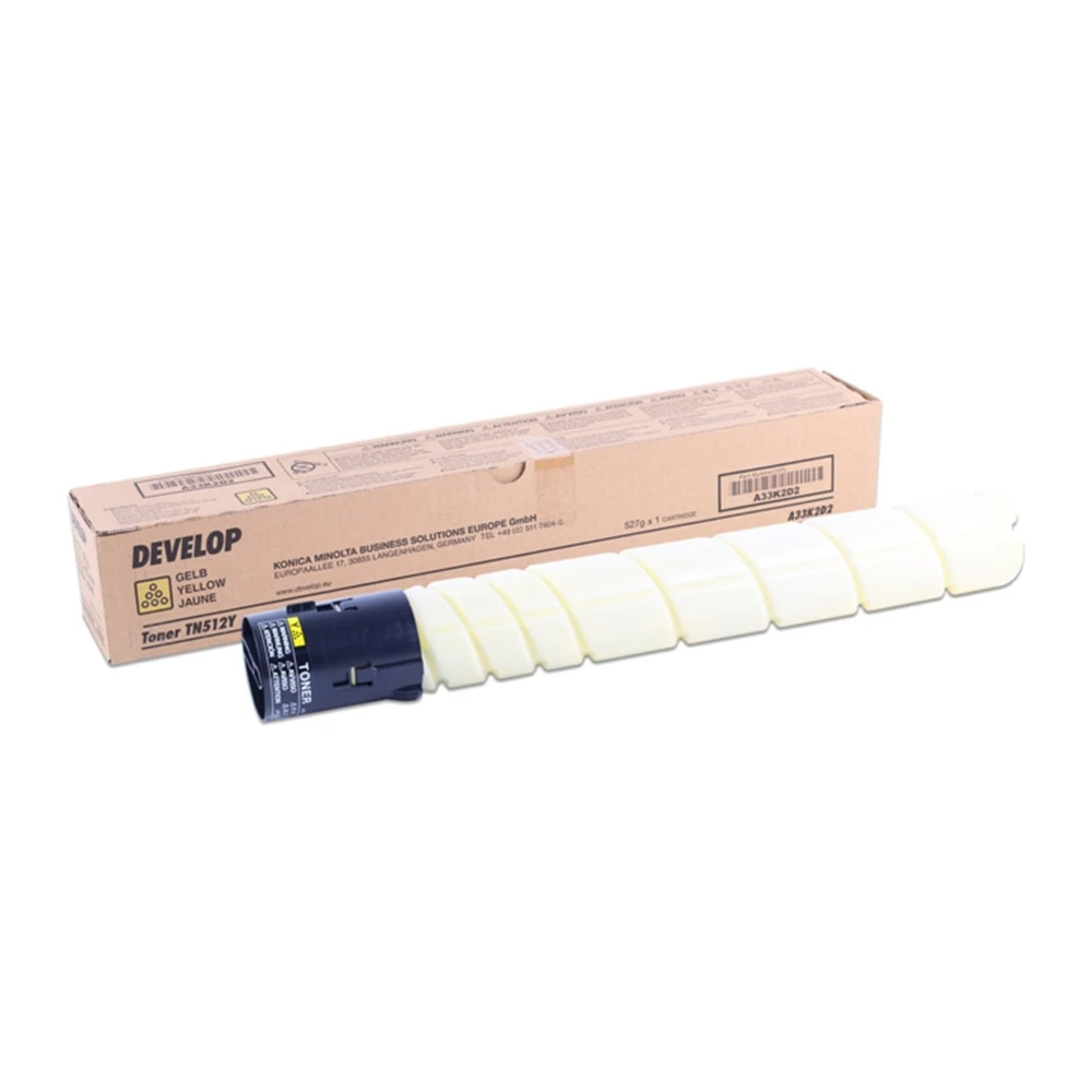 Develop TN-512 Orjinal Sarı Toner Ineo +454 +554  A33K2D2