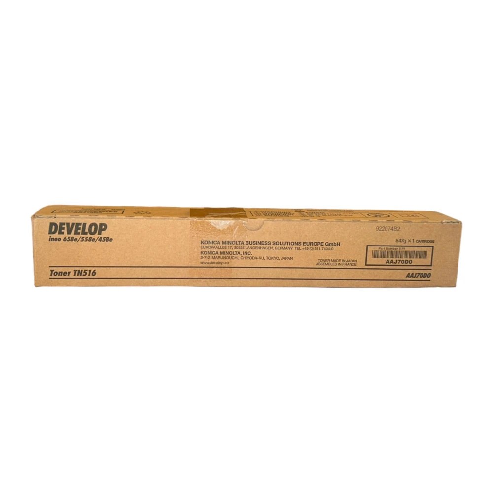 Develop TN-516 Orjinal Toner İneo 458 558 658 AAJ70D0