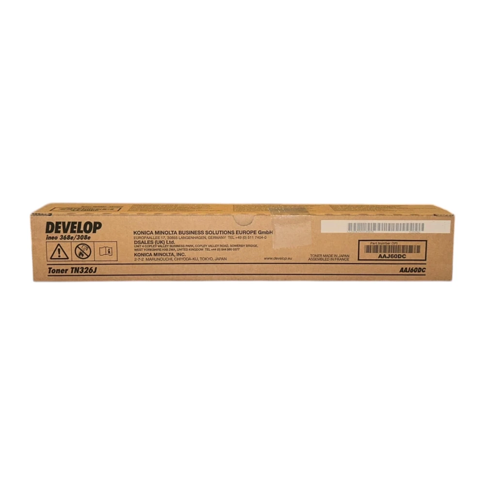 Develop TN-326 Orijinal Toner İneo 308e 368e AAJ60DC