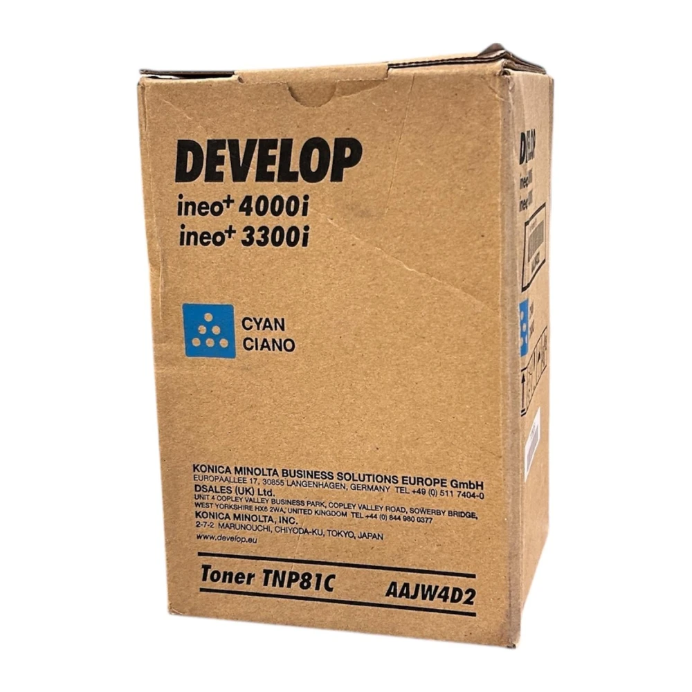 Develop TNP-81 Orjinal Mavi Toner İneo +3300i  +4000i