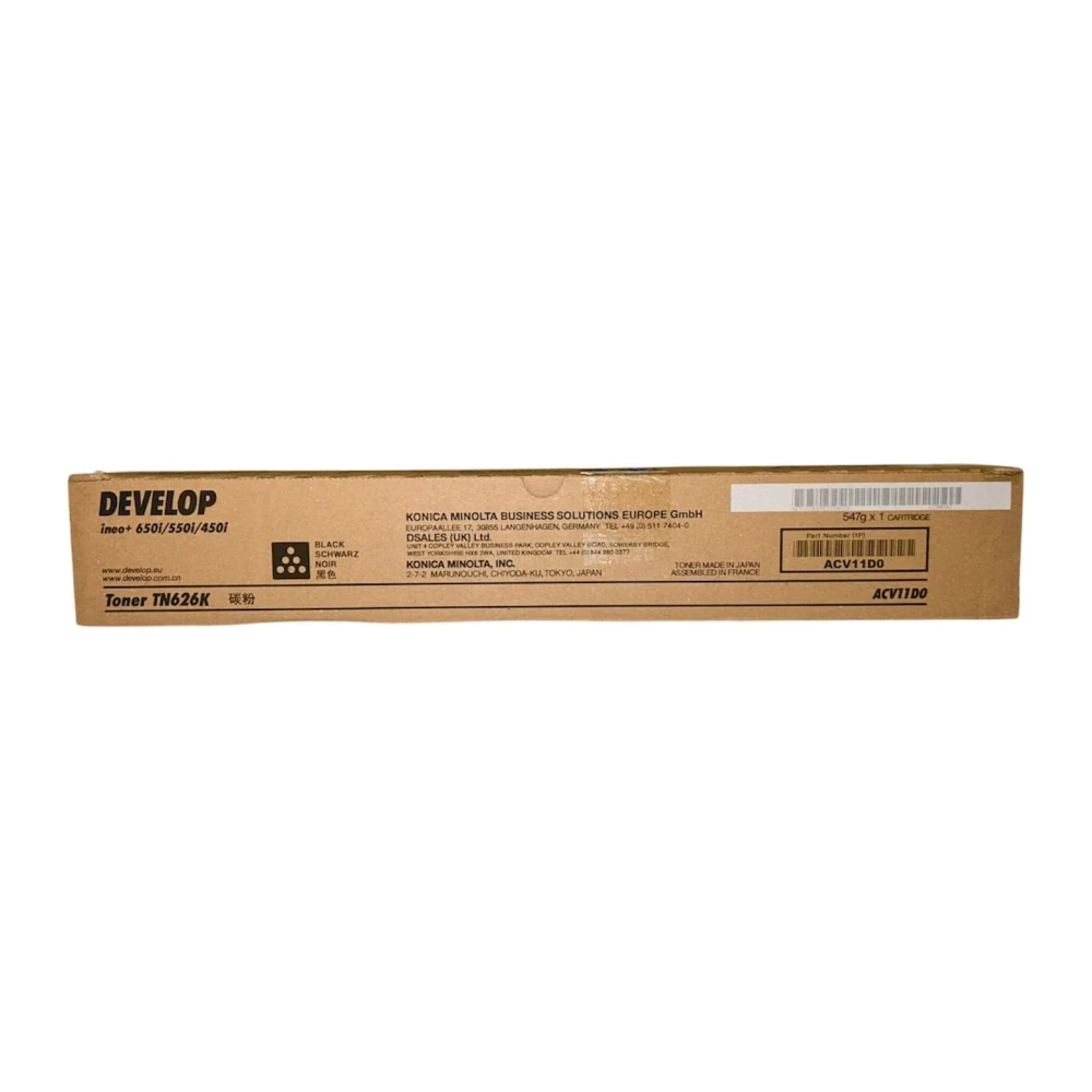 Develop TN-626 Orjinal Siyah Toner Ineo +450i +550i +650i ACV11D0