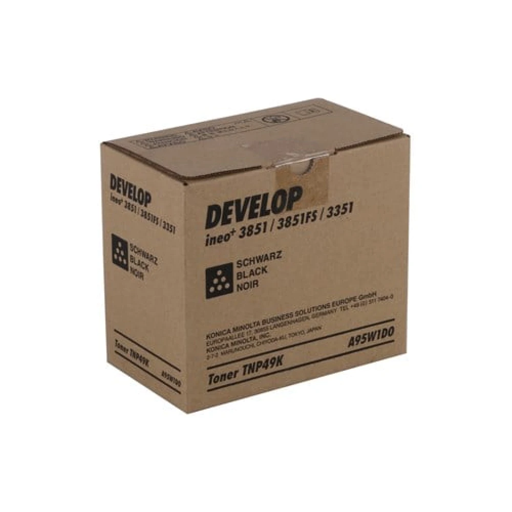 Develop TNP-49 Orjinal Siyah Toner İneo +3851 +3851 FS  +3351