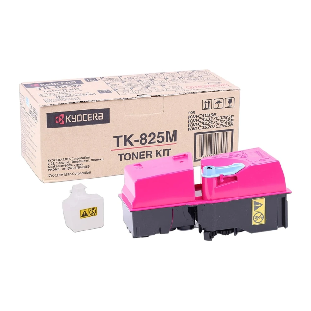 Kyocera Mita TK-825 Orjinal Kırmızı Toner KM-C -2520 -2525 -3225 -3232 -4035