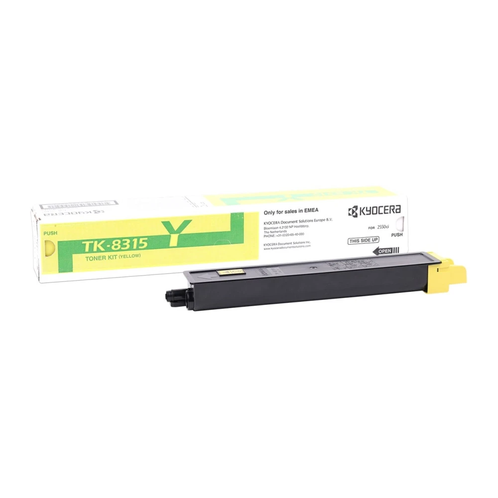 Kyocera Mita TK-8315 Orjinal Sarı Toner Taskalfa 2550ci