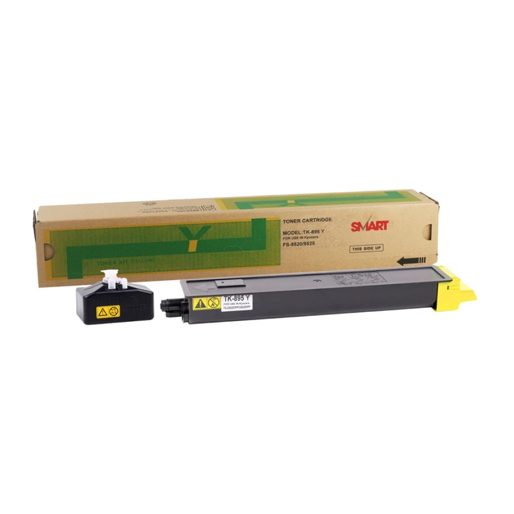 Kyocera Mita TK-895 Smart Sarı Toner  FS-C -8020 -8025 -8520 -8525