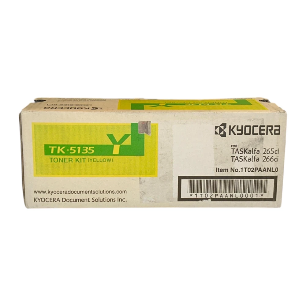 Kyocera Mita TK-5135 Orijinal Sarı Toner TasKalfa -265ci -266ci
