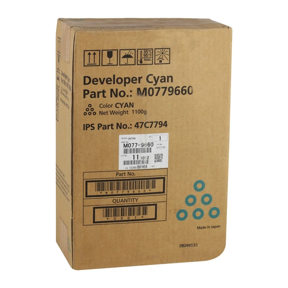 Ricoh C 901 Orjinal Mavi Developer M0779660