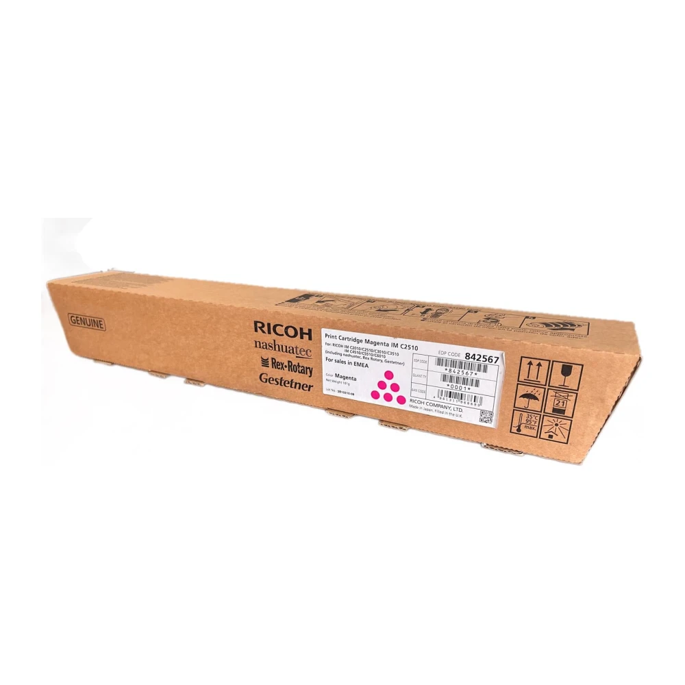 Ricoh IM C2010 IM C2510 Orijinal Kırmızı Toner 842567