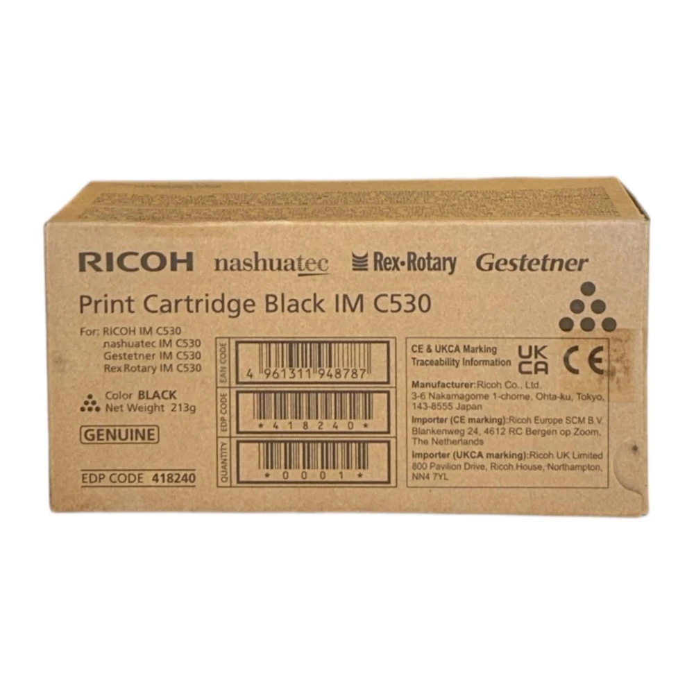 Ricoh IM C530 Orijinal Siyah Toner 418240