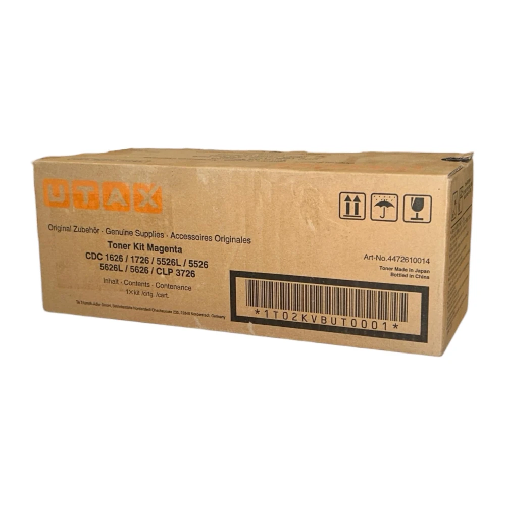 43841-Utax *CDC 1626 1726 3726 Katun Sarı Toner Triumph Adler DCC 5526 6526
