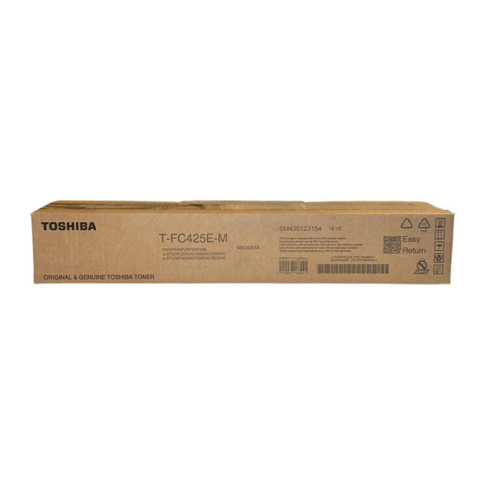 Toshiba T-FC425E-Y Orijinal Sarı Toner E-Studio 2020 2021 2520 2525 3025 4525