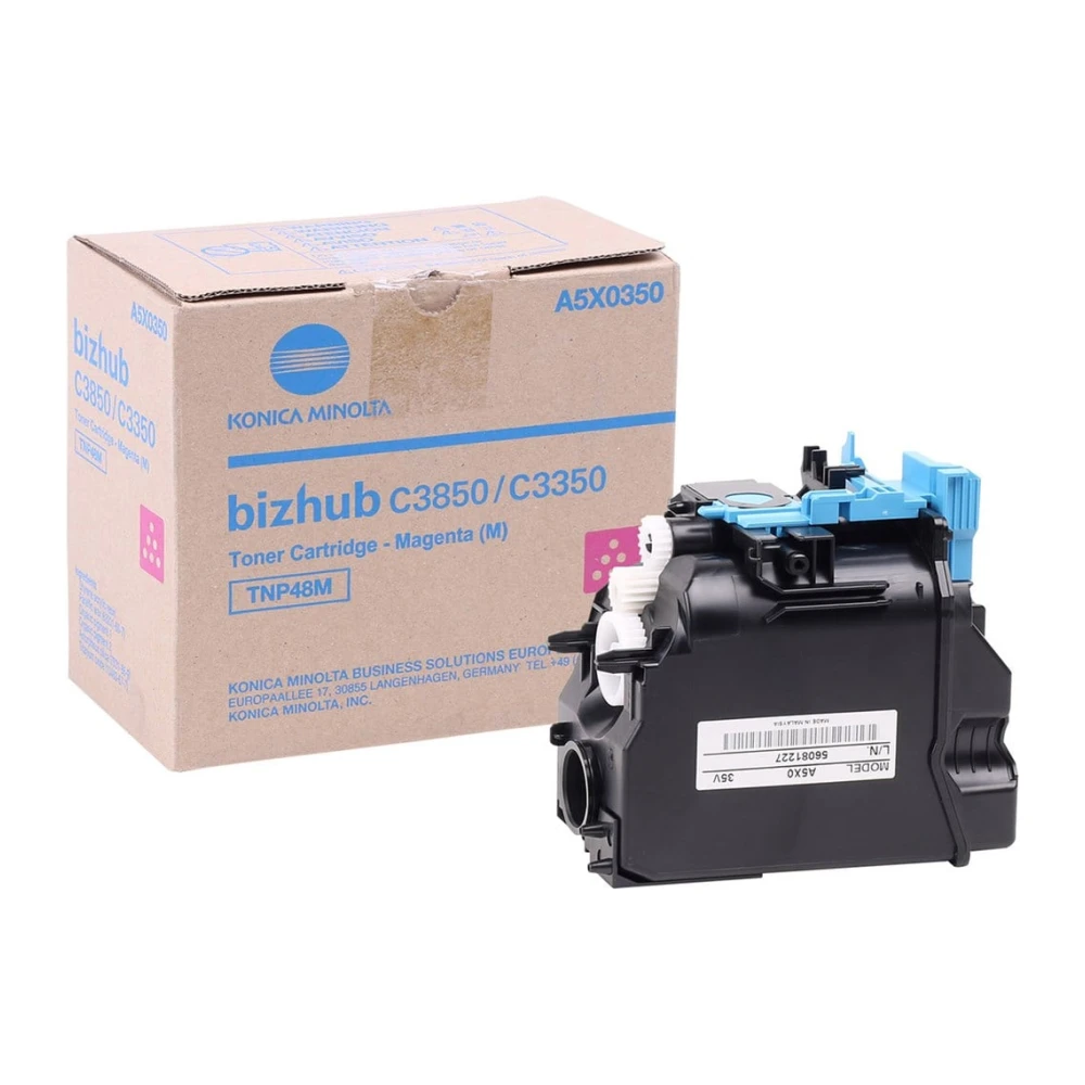 Minolta TNP-48 Orjinal Kırmızı Toner Bizhub C-3350  C-3850 A5X0350