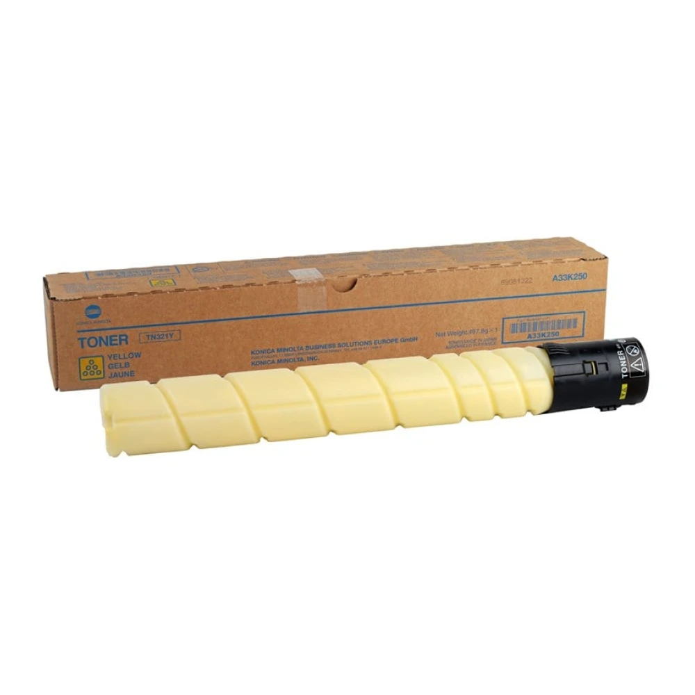 Minolta TN-321 Orjinal Sarı Toner Bizhub C-224 C-284 C-364  A33K250