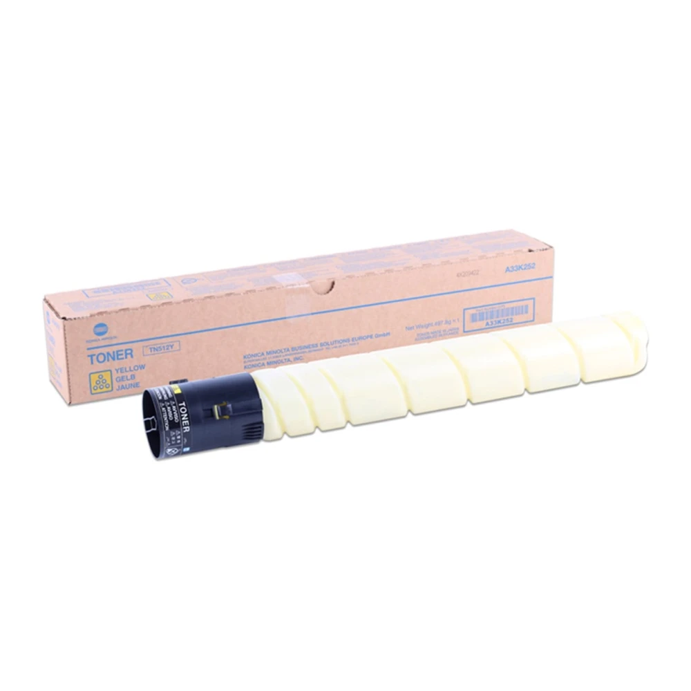 Minolta TN-512 Orjinal Sarı Toner C-454  C-554  A33K252