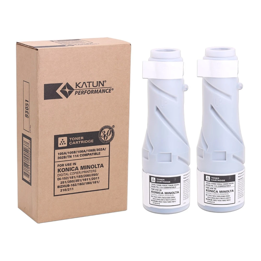 20800-Minolta-Develop TN-114 Katun Toner -105B -106B 302B 205B Dİ152 162 163 250