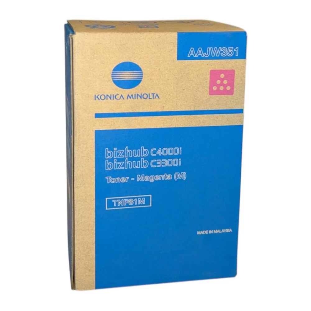 Minolta TNP-81 Orijinal Mavi Toner Bizhub C-3300i C-4000i