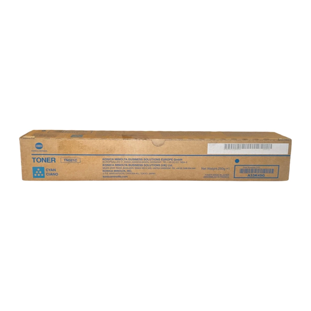 Minolta TN-321 Orjinal Mavi Lower Toner Bizhub C-224 C-284 C-364 A33K45G