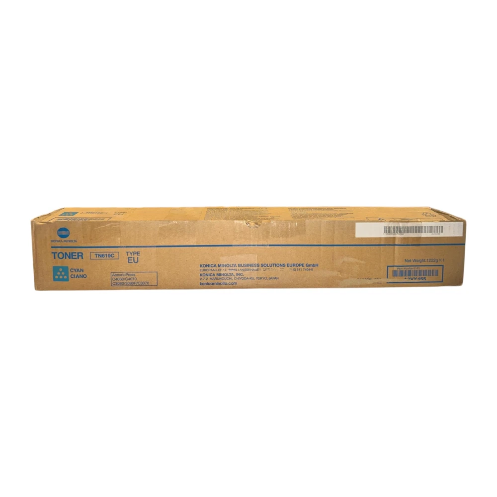 Minolta TN-619 Orjinal Mavi Toner Press C3070 C3080 C4070 C4080 A3VX455 78k.