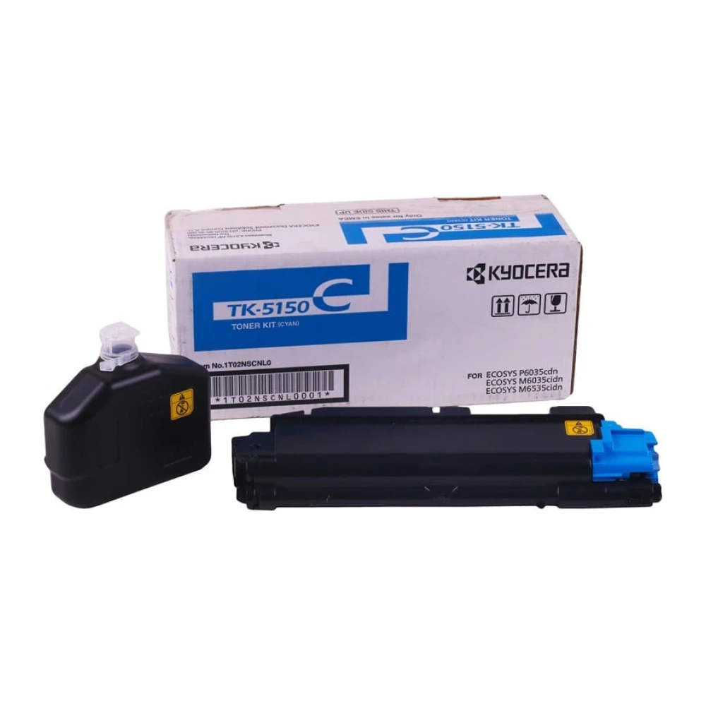 Kyocera Mita TK-5150 Orjinal Mavi Toner Ecosys P-6035 P-6535