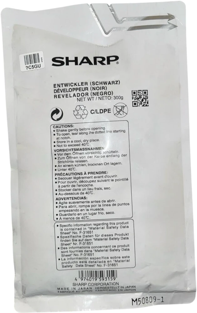Sharp MX 315GV Orijinal Developer MX M265N M266N M316N M356 300GR