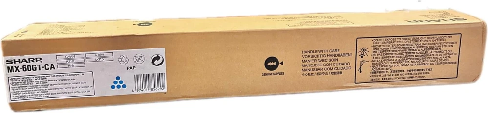Sharp MX-60GT-CA Orijinal Mavi Toner MX-3050 3570 4070 5050 5070 MX-6000 Serisi