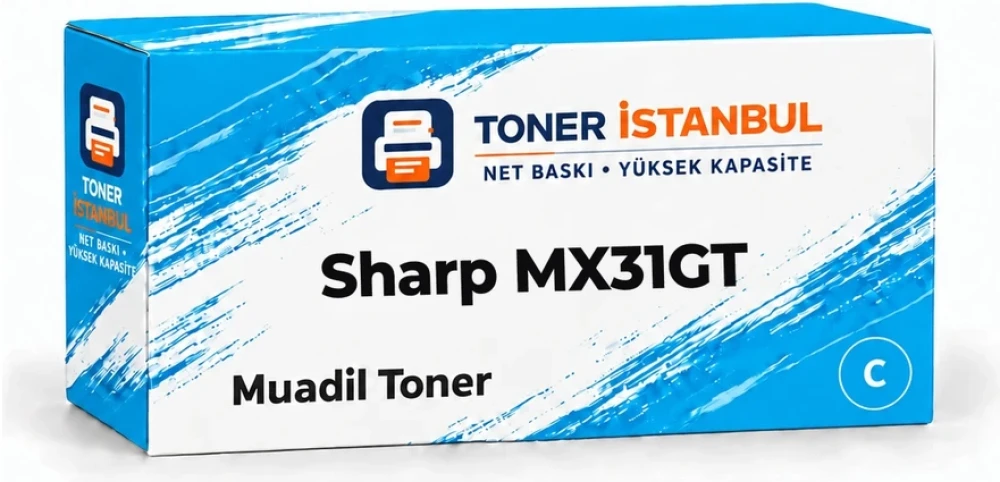 Sharp MX31GT Mavi Muadil Toner - Toner İstanbul