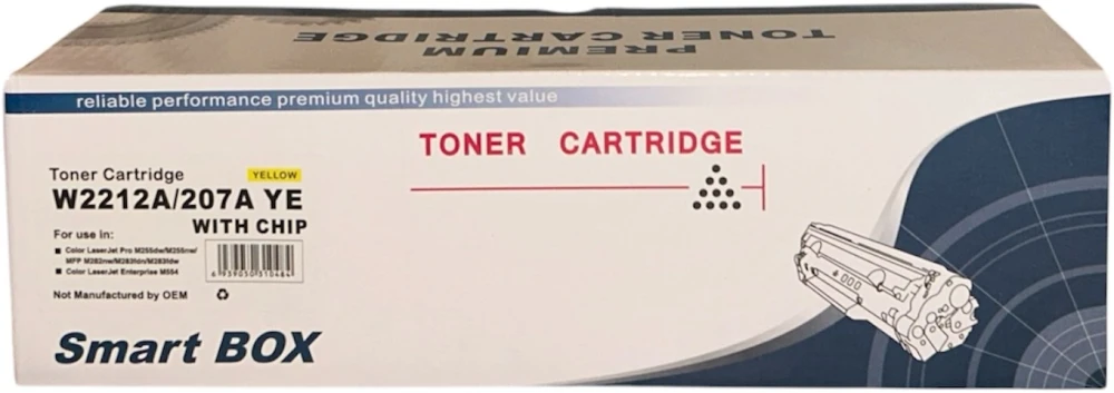 HP W-2210 207A Sarı Muadil Toner LaserJet Pro MFP M255 M282 M283 Chipli