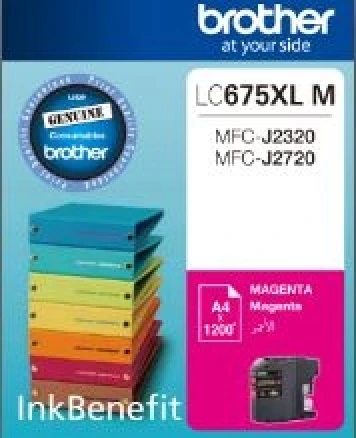 Brother LC675XLM Yüksek Kapasite Kırmızı Orjinal Kartuş - MFC-J2720 / MFC-J2320 (T2680)