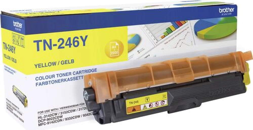 Brother TN-246Y Sarı Orjinal Toner - HL-3142CW (T16188)
