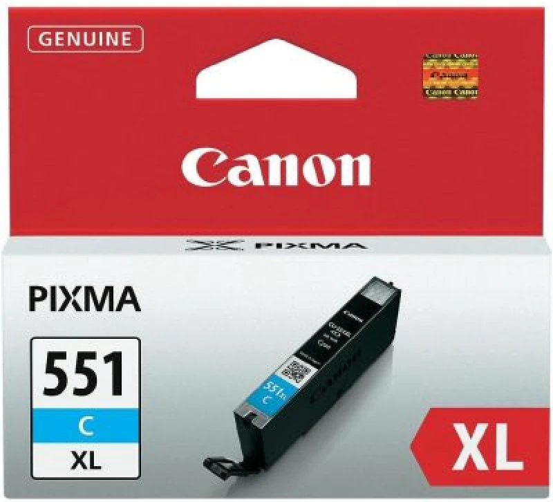 Canon CLI-551XL C (6444B001) Yüksek Kapasite Mavi Orjinal Kartuş - MG5450 / MG6350 (T2761)