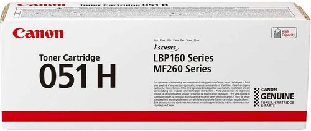 Canon CRG-051H BK (2169C002) Siyah Orjinal Toner - LBP160dw / MF264dw (T12579)