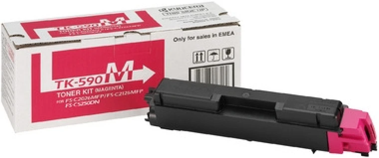 Kyocera TK-590M (1T02KVBNL0) Kırmızı Orjinal Toner - FS-C2026 / C2126 (T3280)