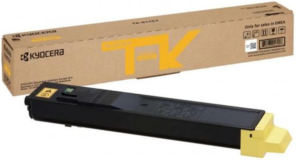 Kyocera TK-8115Y (1T02P3ANL0) Sarı Orjinal Toner - M8124cidn / M8130cidn (T11517)