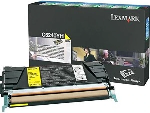 Lexmark C5240YH Sarı Orjinal Toner - C524 / C534 (T4311)A Kutu