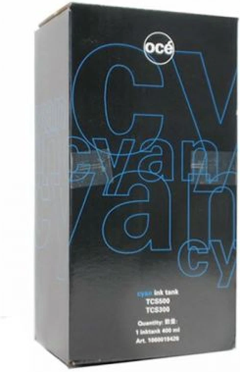 Oce TCS300 / TCS500 Mavi Mürekkep Kartuş 400 ml.(1060019426) (T1608)