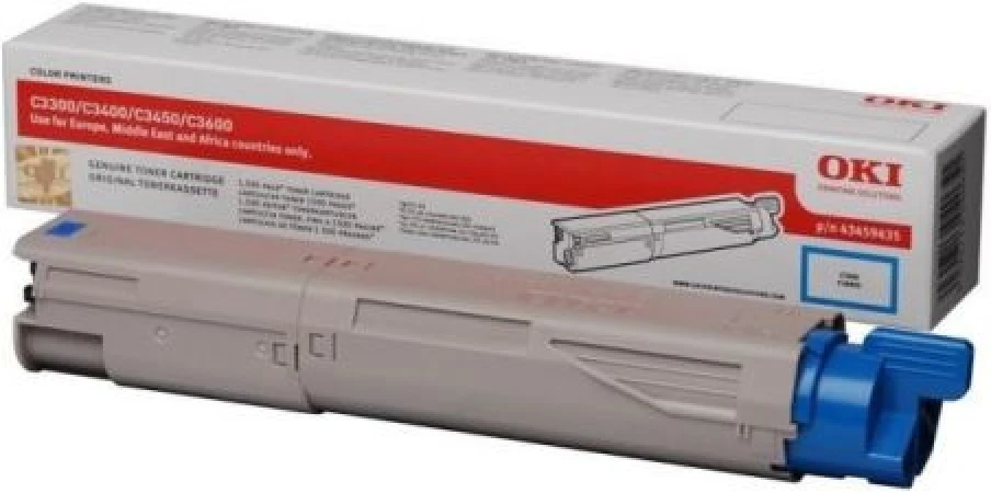 OKI 43459407 Mavi Orjinal Toner - C3300 / C3400 (T7695)