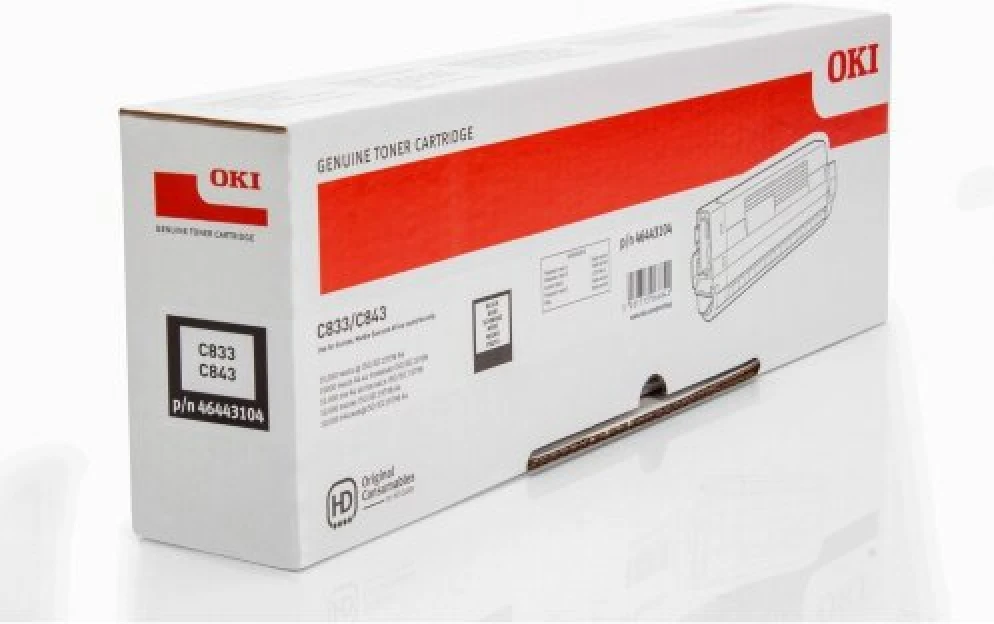 OKI 46443104 Siyah Orjinal Toner - C833 / C843