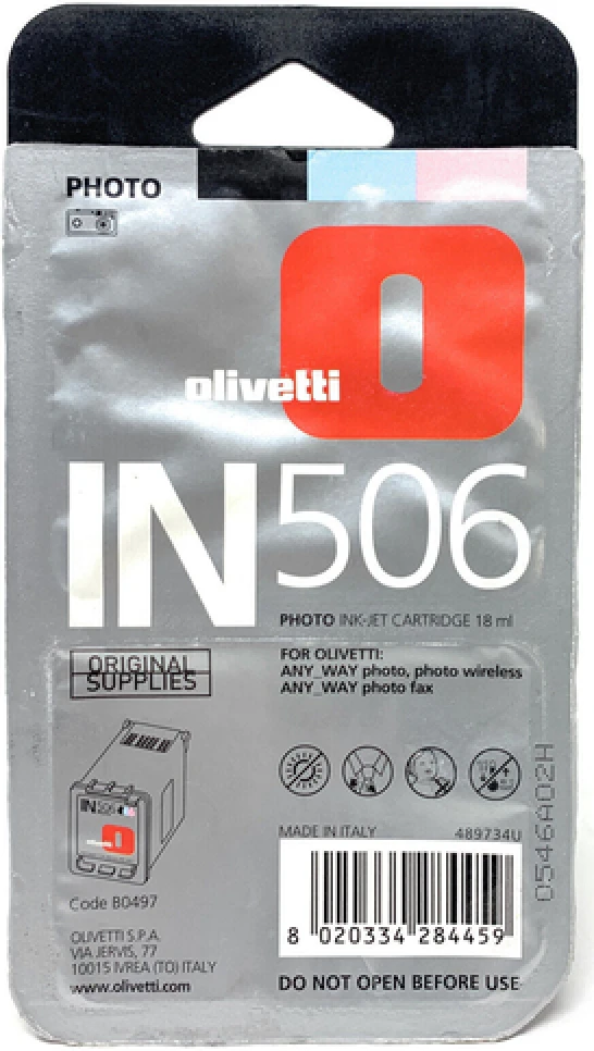 Olivetti B0497 Photo Siyah Orjinal Kartuş - IN506