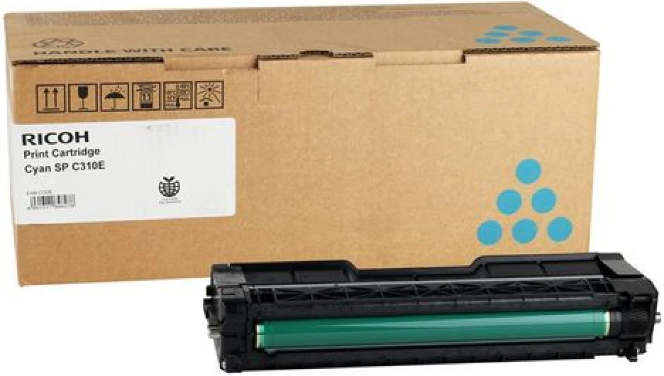 Ricoh SP-C310E 406349(406333) Mavi Orjinal Toner SPC231/232/242/312/320 (T12415)