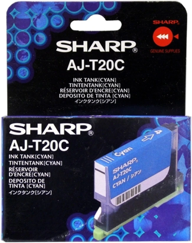 Sharp AJ-T20C Mavi Orjinal Kartuş - AJ-1100 / AJ-1800