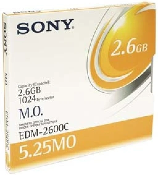 Sony EDM-2600B 5.25 2.6 GB Kapasiteli Manyetik Optik Disk (T1717)