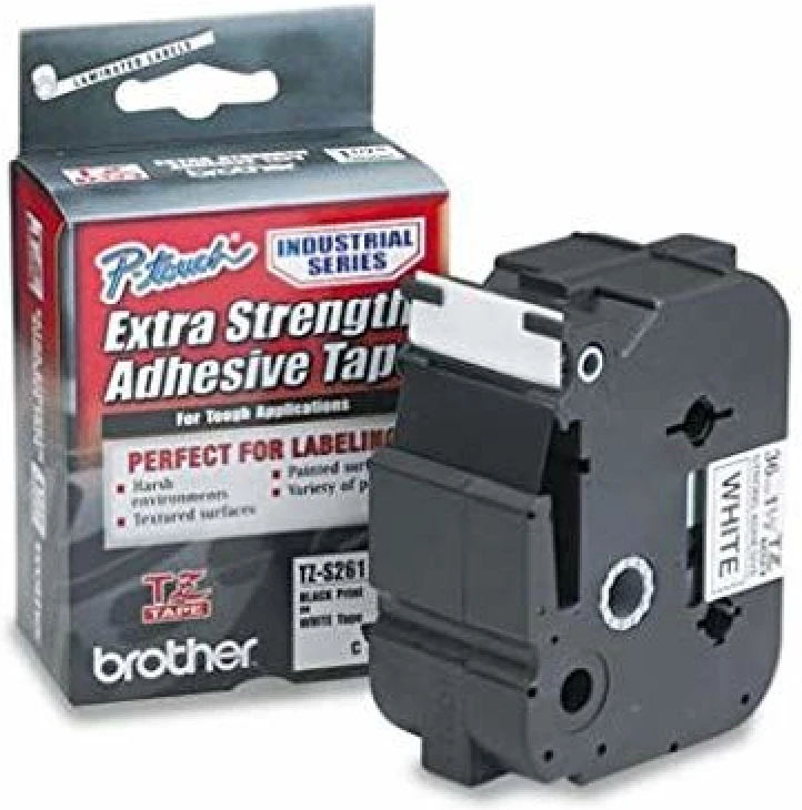 Brother TZ-S261 (36mm) Siyah Lamine Etiket (T7974)