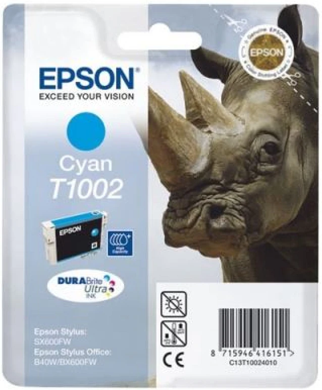 Epson C13T10024020 (T1002) Mavi Orjinal Kartuş - BX600 / SX600 (T2929)A
